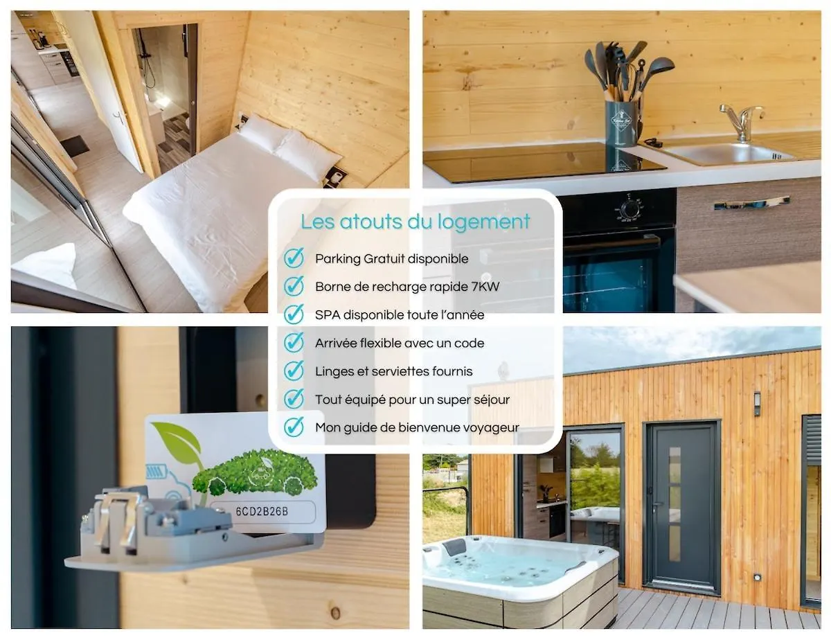 Le Laponya - Chalets Climatises Avec Spa & Borne De Recharge Bressols Франция